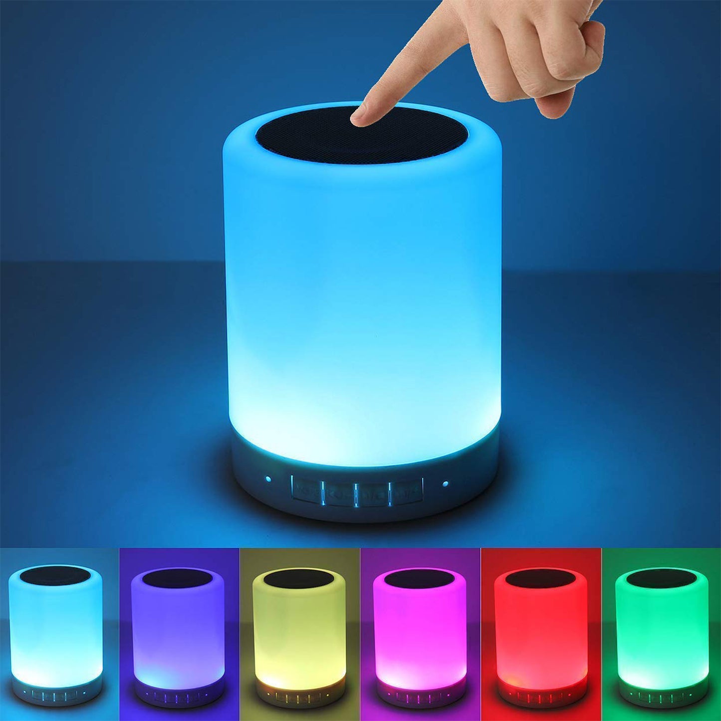 Wireless LED Touch Lamp with Bluetooth Speaker - Happy Price - Image 2