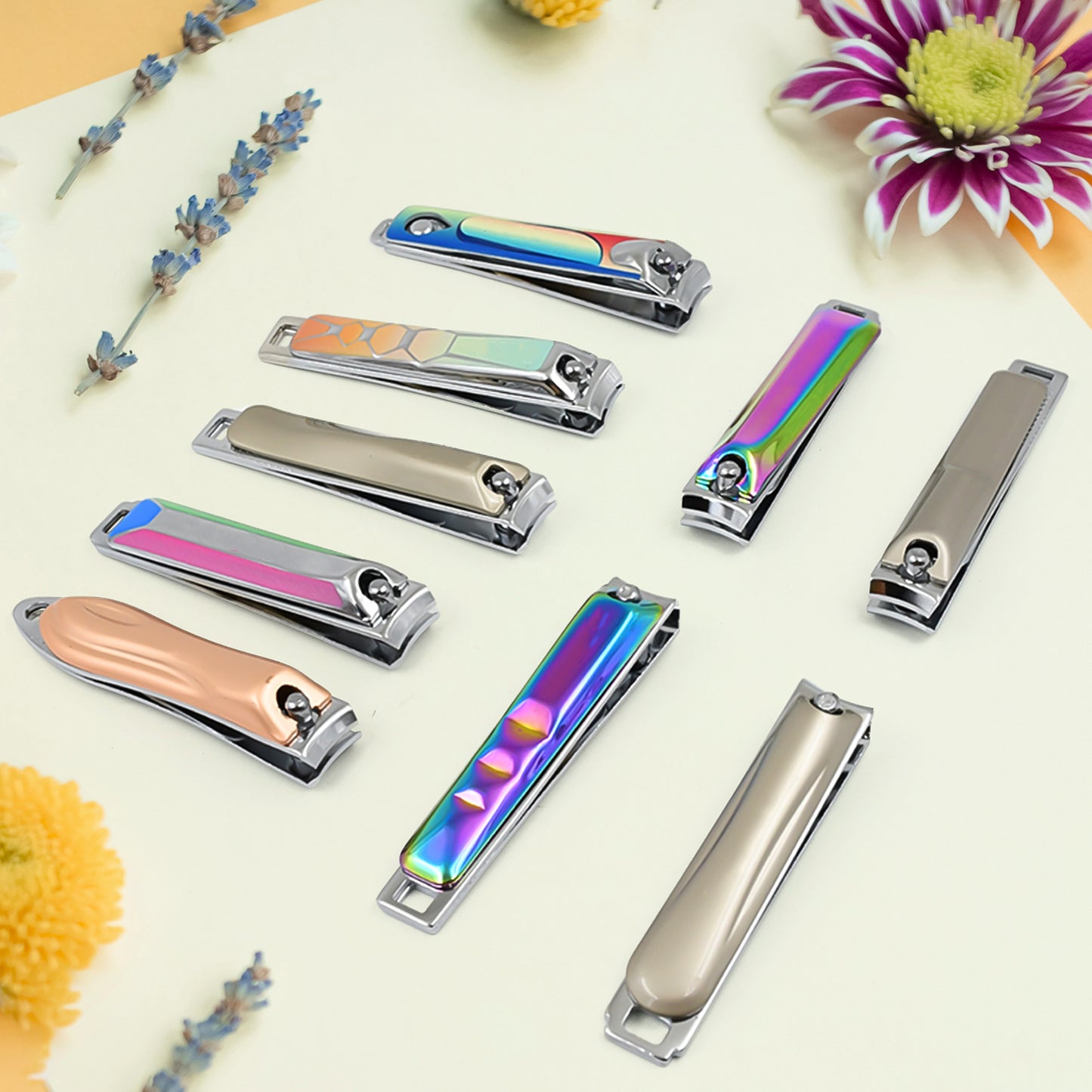 Stainless Steel Folding Portable Large Nail Clippers With Nail File (1 Pc  Mix Design) - Happy Price - Image 2
