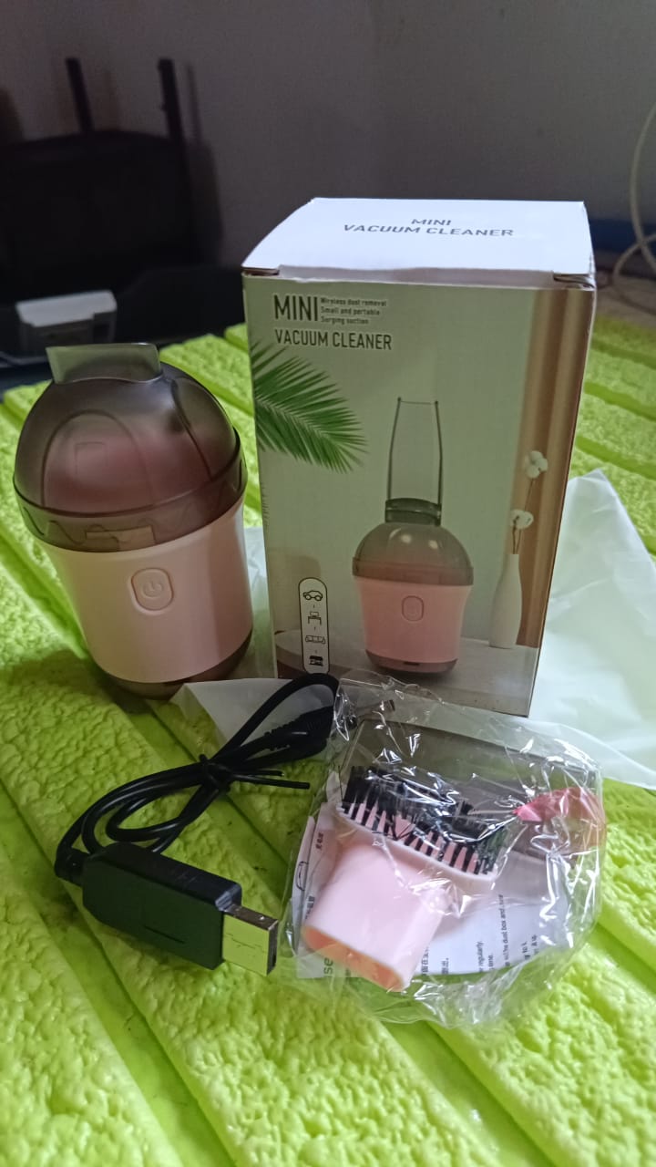 Handheld Vacuum Cleaner Cordless Desktop Vacuum Cleaner One Button Switch For Office (1 Pc) - Happy Price - Image 7