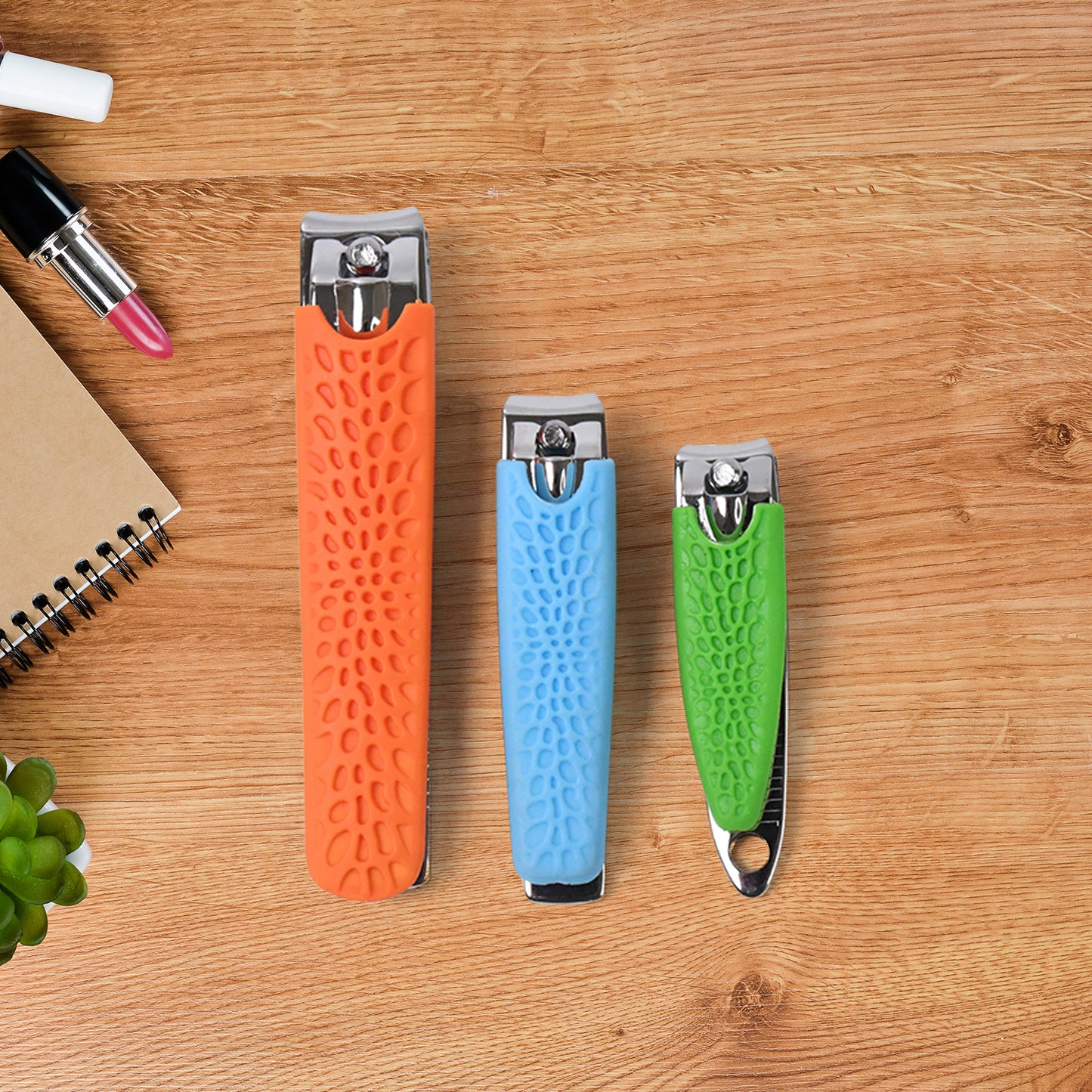 3 In 1 Nail Clipper Set Compact Nail Cutter Big Size And Small Sizes - Happy Price - Image 2