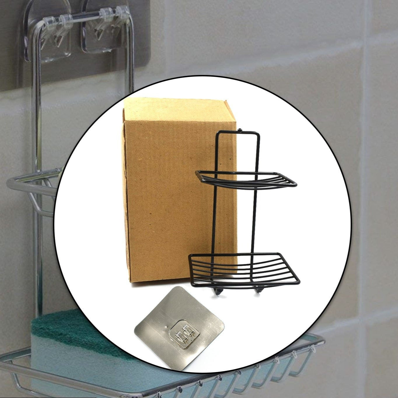 2 Layer Ss Soap Rack Used In All Kinds Of Places Household And Bathroom Purposes For Holding Soaps. - Happy Price - Image 1