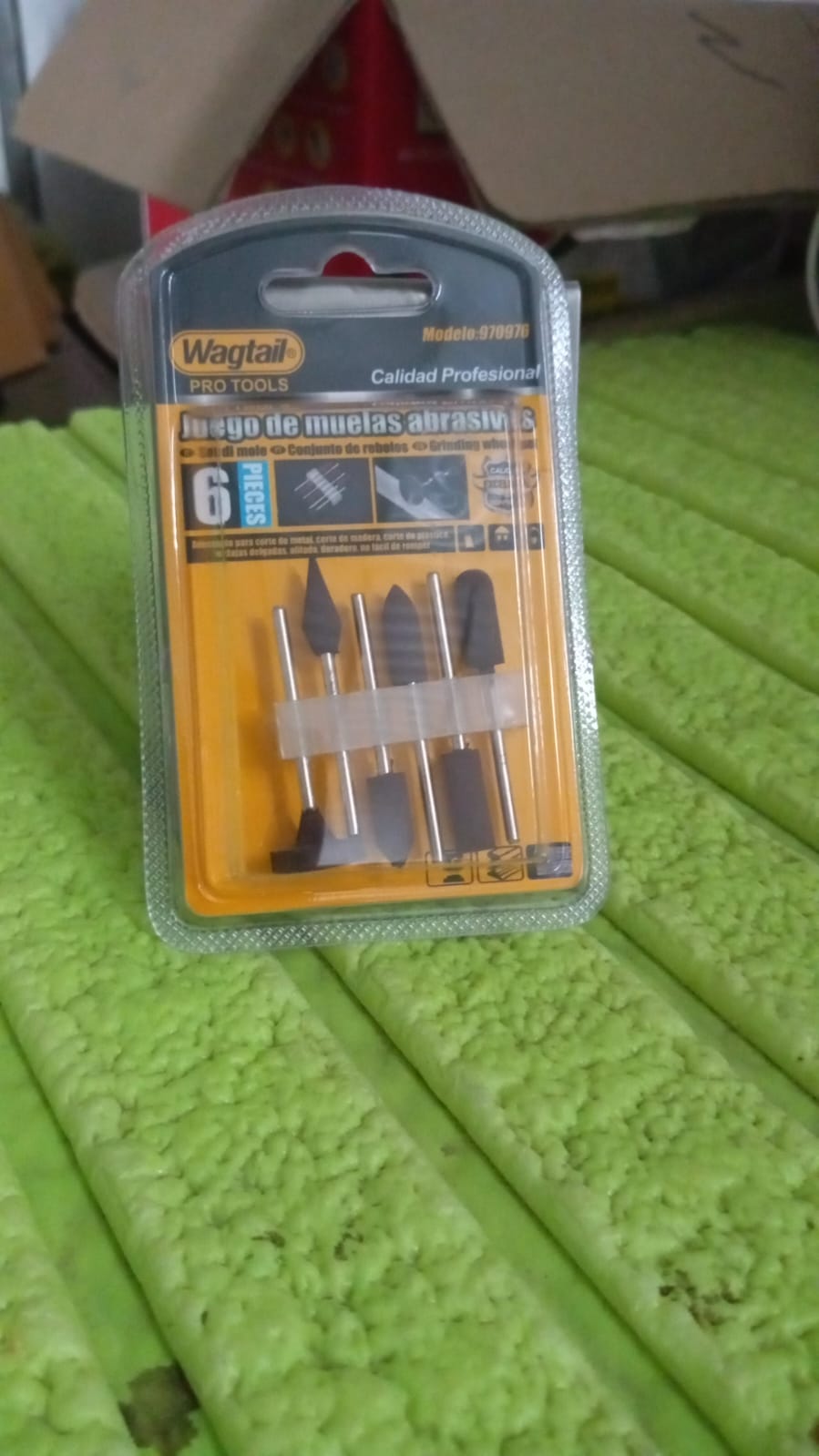 Mounted Points Abrasive Stone Head Mounted Grinding Wheel Bits Rotary Tool Kit (6 Pcs) - Happy Price - Image 7