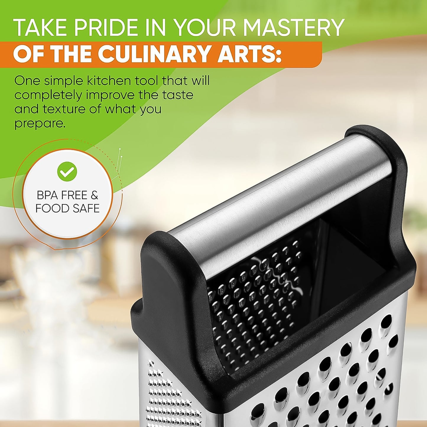 Apex 5-in-1 Master Stainless Steel Multipurpose Slicer And Grater - Happy Price - Image 6