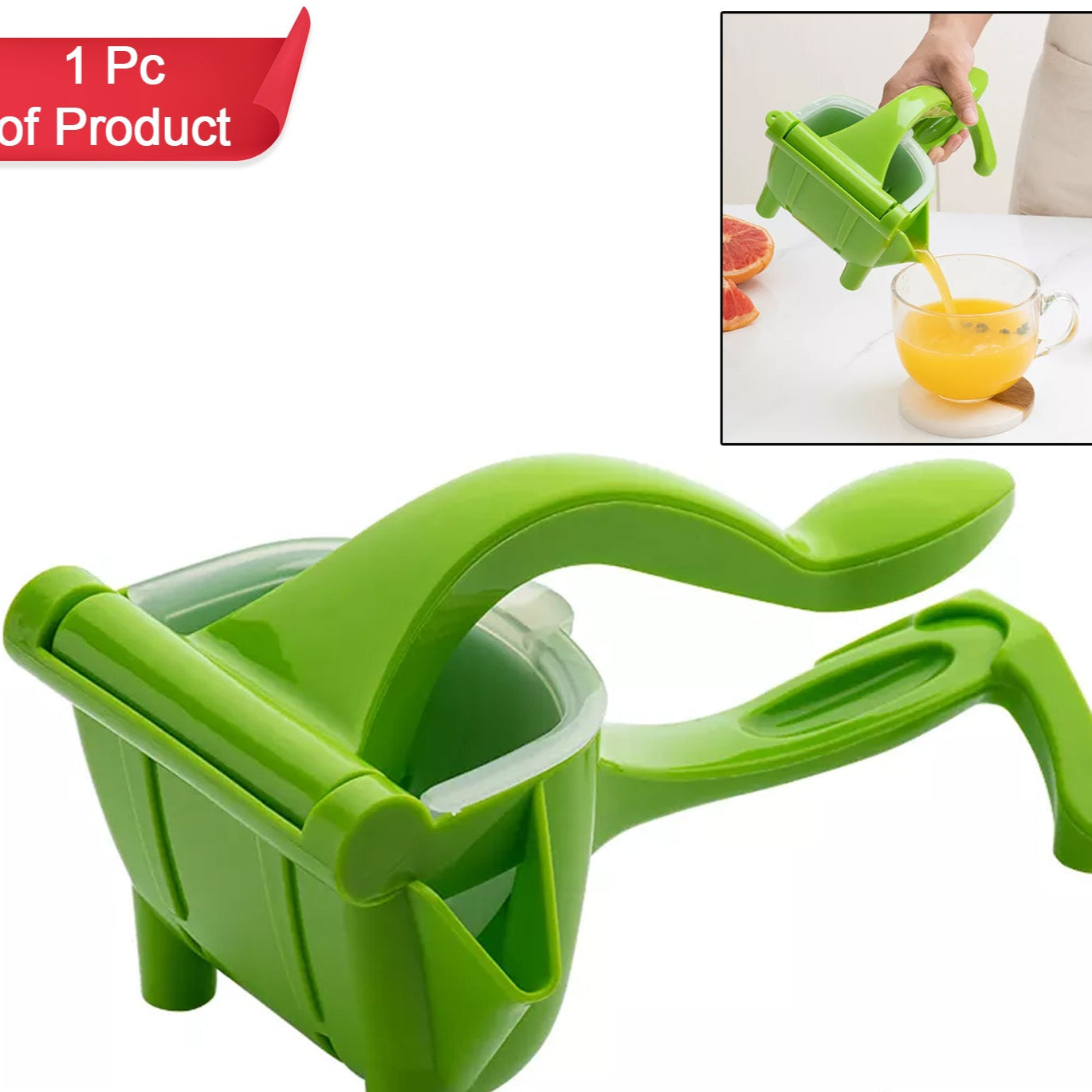 Heavy Duty Juice Press Squeezer With Juicers (Multicoloured) - Happy Price - Image 1