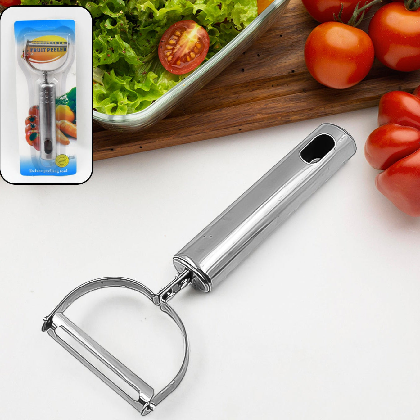 Fruit Peeler Vegetable Peel Removal Tool (1 Pc) - Happy Price - Image 1