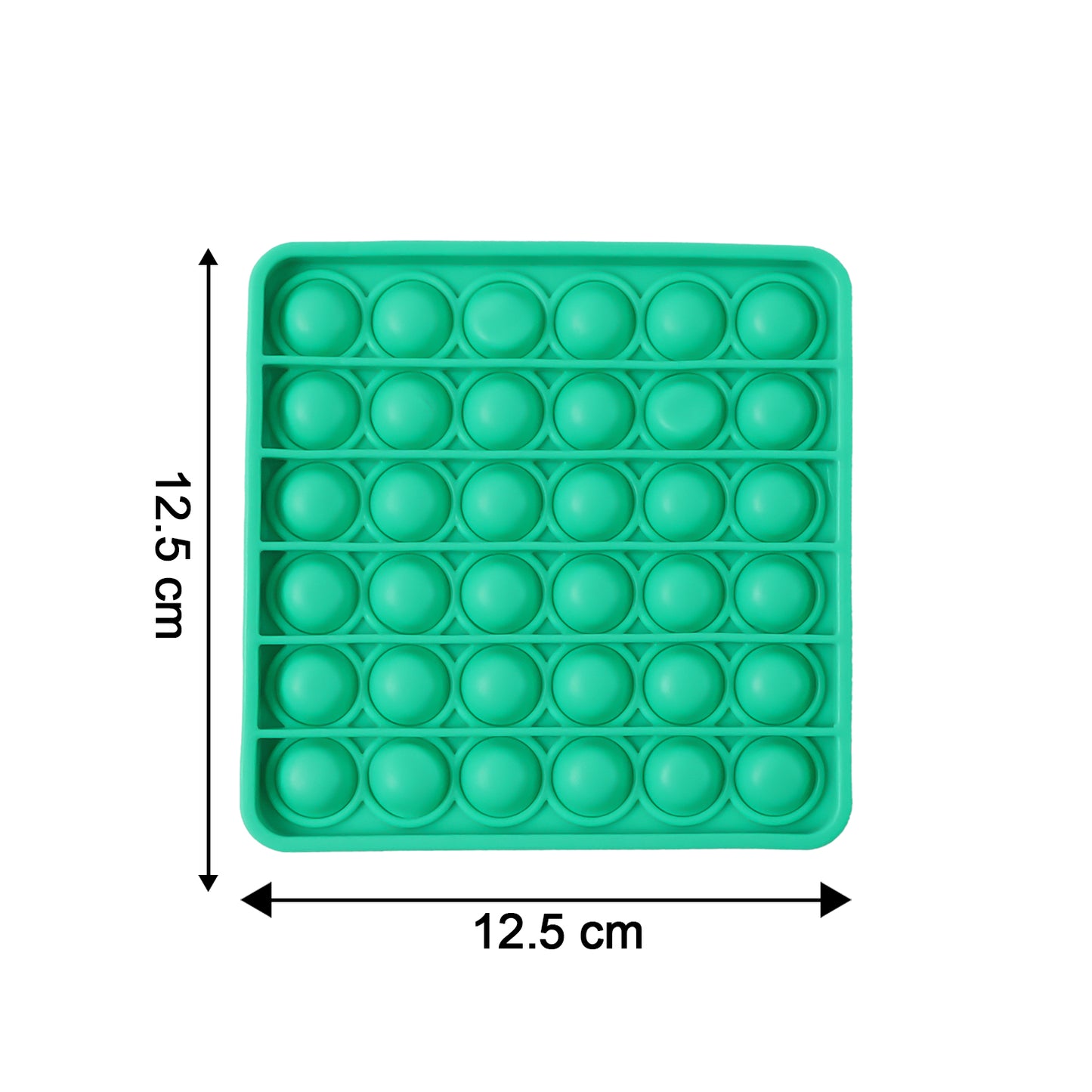 Square Silicone Pop It Fidget Toy for Stress Relief - 1 Pc - Happy Price - Image 4