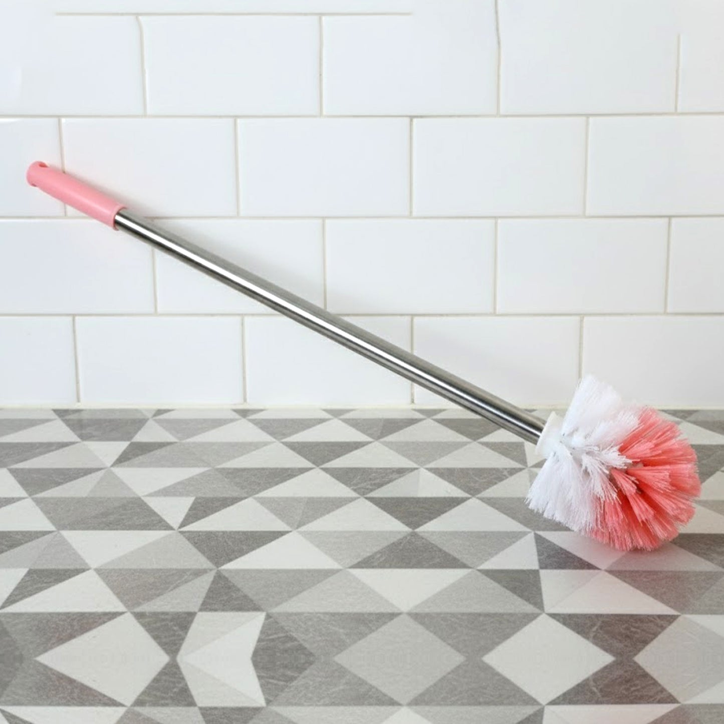 Long Handle Toilet Brush for Deep Cleaning - 1 Pc - Happy Price - Image 3