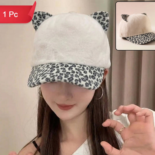 Stylish Cat Ear Designer Cap For Women  Girls (1 Pc)