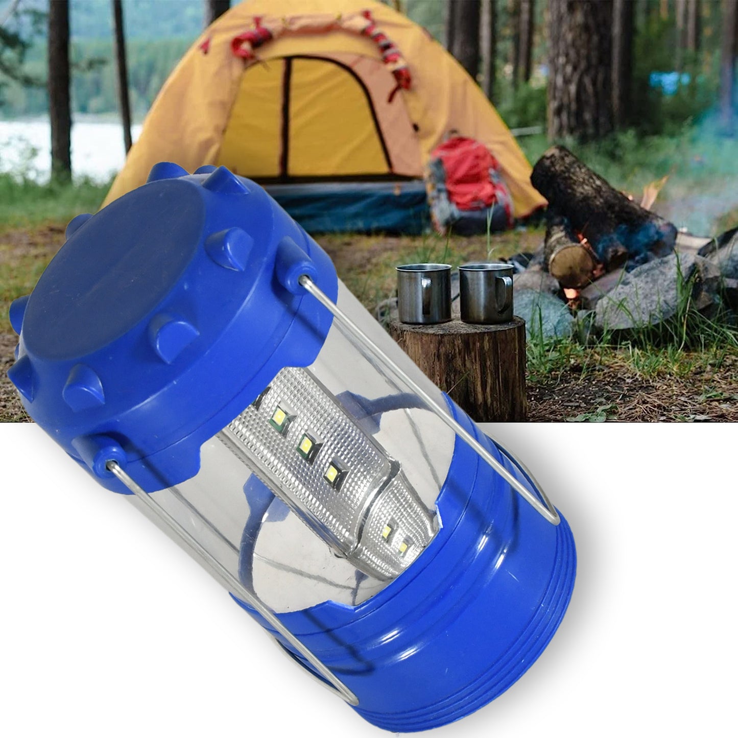 Camping Lanterns White Light Safe Durable Tent Light Portable And Lightweight For Hiking Night Fishing For Camping Waterproof Battery Battery Operated Light (Battery Not Included) - Happy Price - Image 3