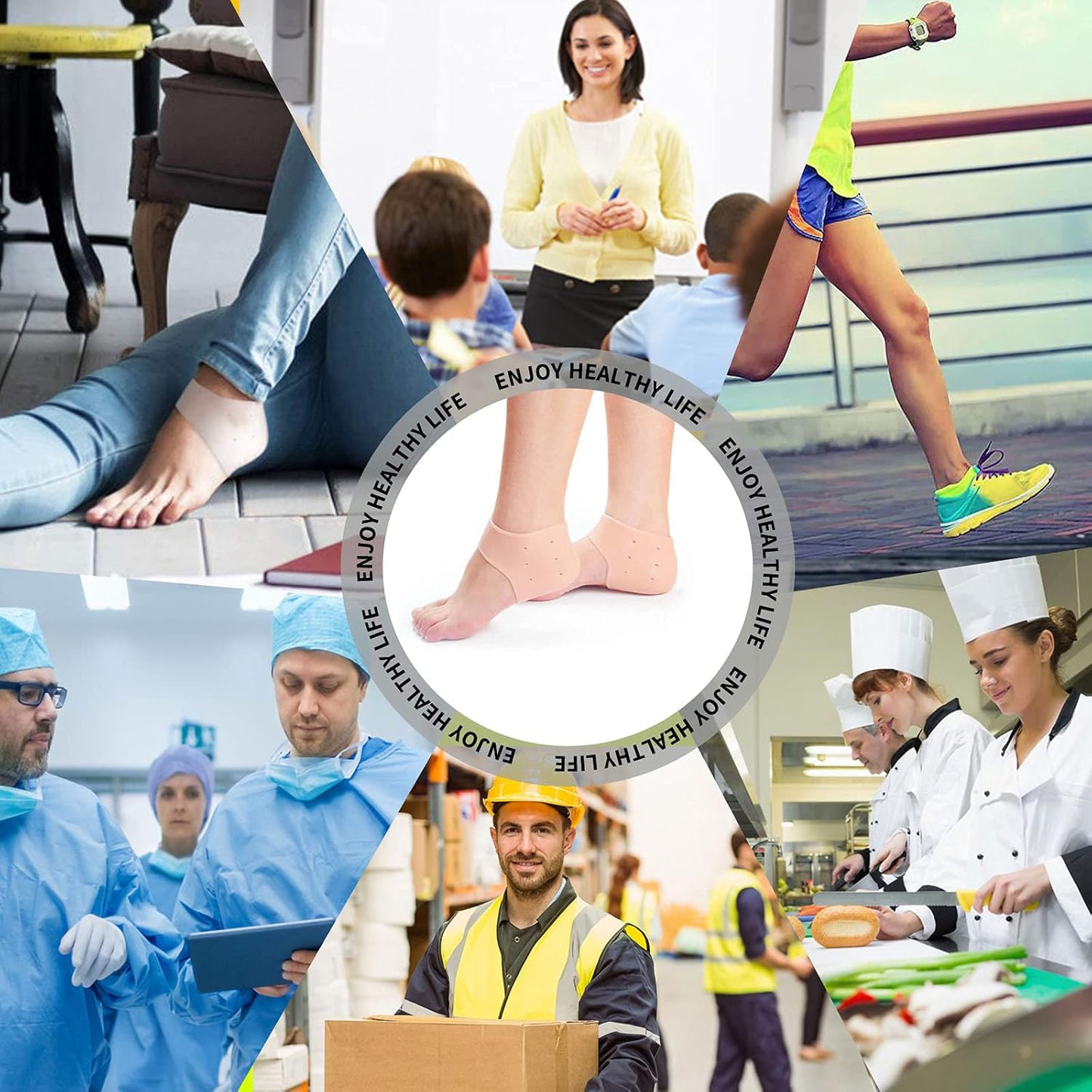 Kid Silicone Heel Protectors (1 Pair) - Happy Price - Image 6