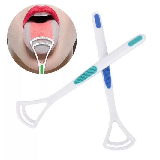New Hot Away Hand Scraper Fashion Tongue Cleaner Brush With Silica Handle - Happy Price - Image 1