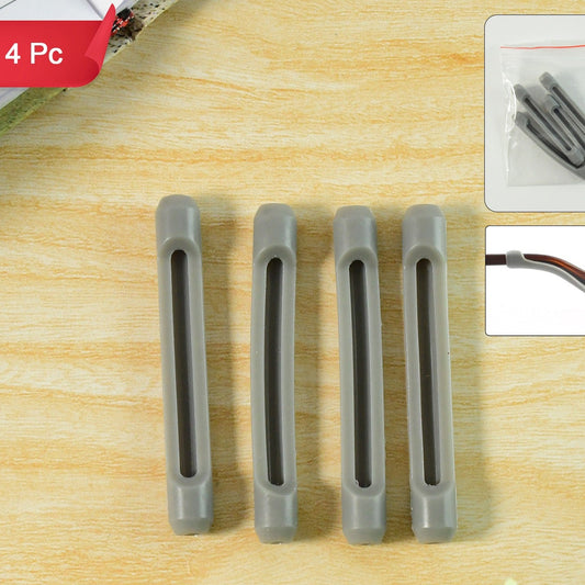 Anti-Slip Eyeglass Temple Tip Sleeves - 4 Pc Set for Secure Fit - Happy Price - Image 1