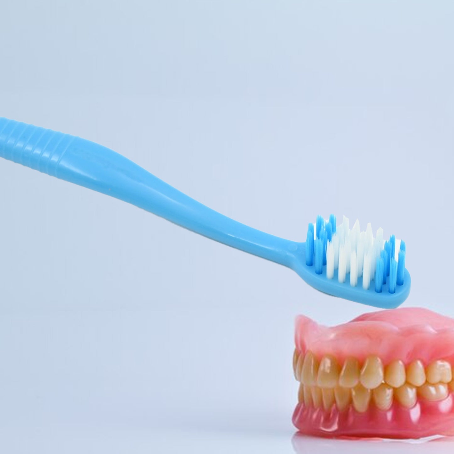 2 In 1 Soft Toothbrush And Tongue With Toothbrush Cover Cleaner Scraper For Men And Women Kids Adults Plastic Toothbrush Cover  Case  Holder (1 Pc) - Happy Price - Image 4