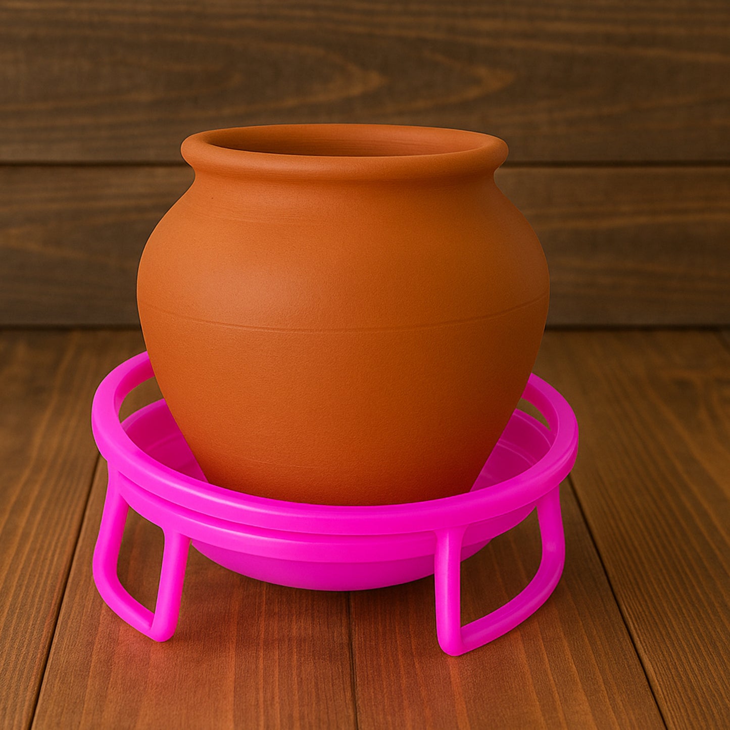 Plastic Water Pot Stand Set (2 Pc) - Happy Price - Image 4