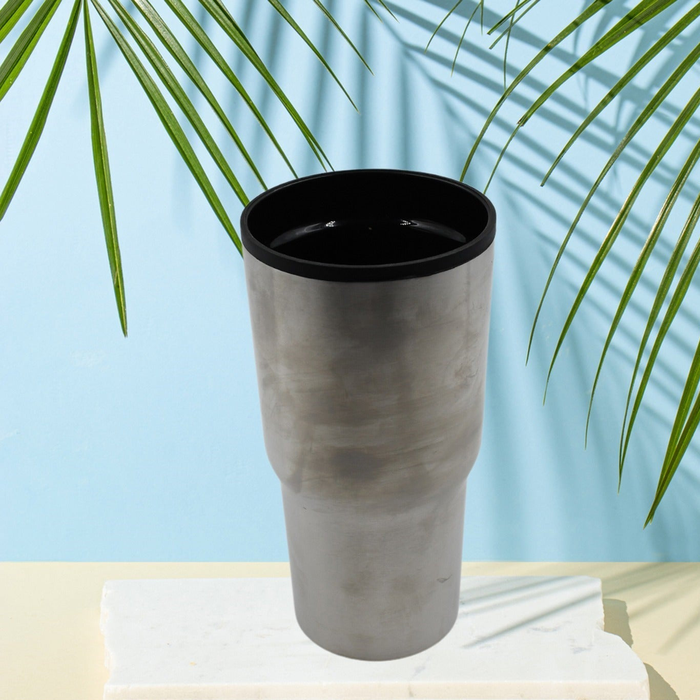 Stainless Steel Vacuum Glass Insulated Glass Coffee Cups Double Walled Travel Mug Car Coffee Mug - Happy Price - Image 1