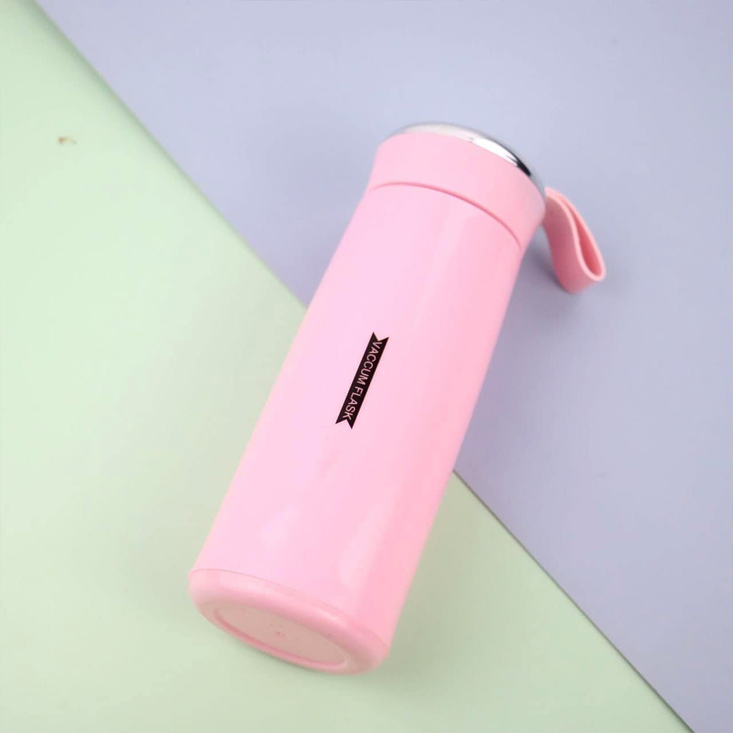400ml Glass Water Bottle - Leak Proof, Pink, Ideal for Gym & Kids - Happy Price - Image 4