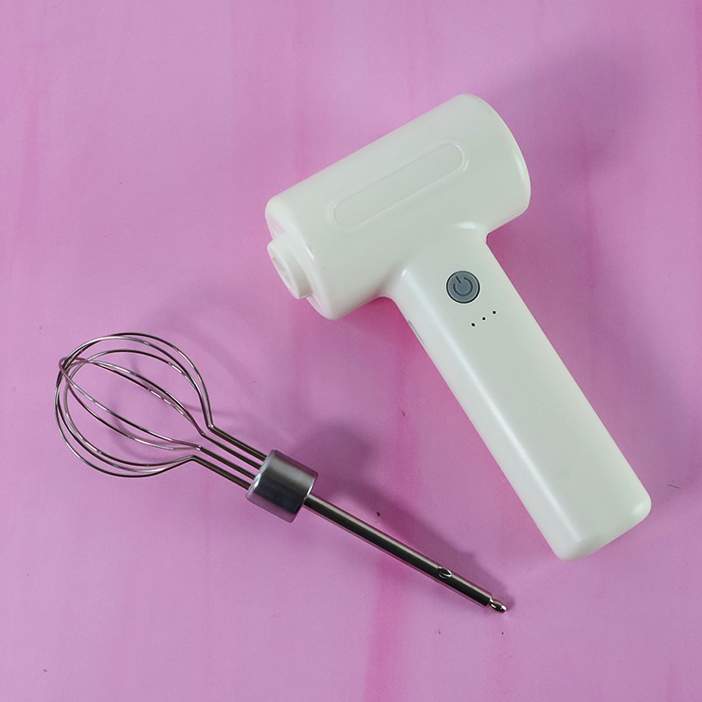 Cordless Electric Whisk & Egg Beater - 1 Pc Rechargeable Hand Mixer - Happy Price - Image 3