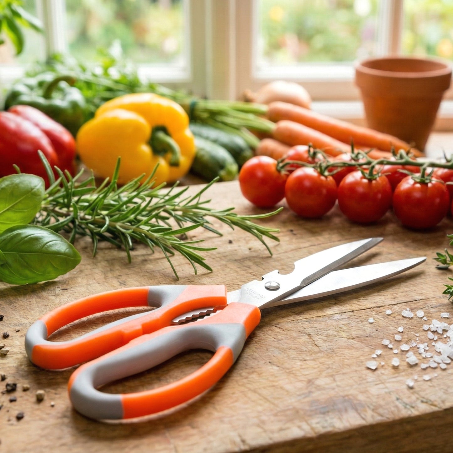 Durable Stainless Steel Kitchen Shears - Multipurpose Tool (1 Pc) - Happy Price - Image 6