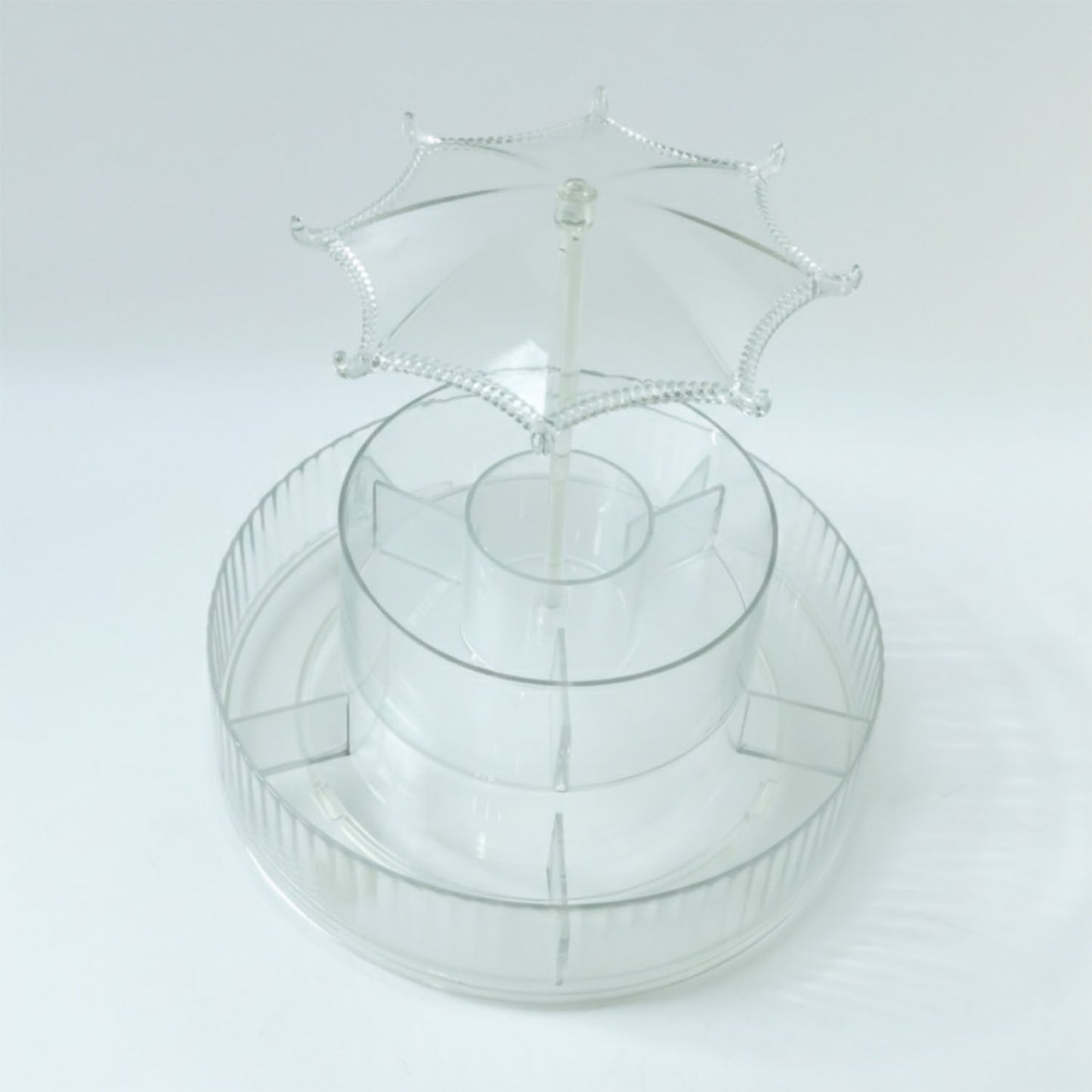 360 Rotating Makeup and Jewellery Organizer Stand (1 Pc) - Happy Price - Image 3