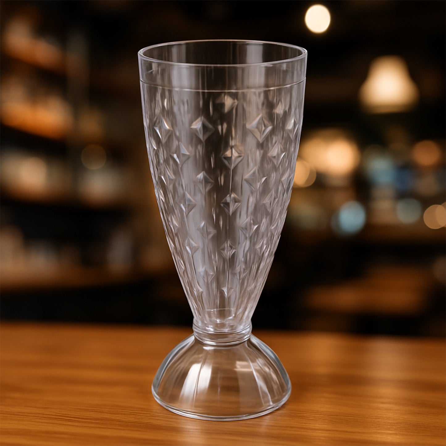 Supermom Transparent Plastic Milkshake Glass Set (400ml  6 Pc) - Happy Price - Image 6