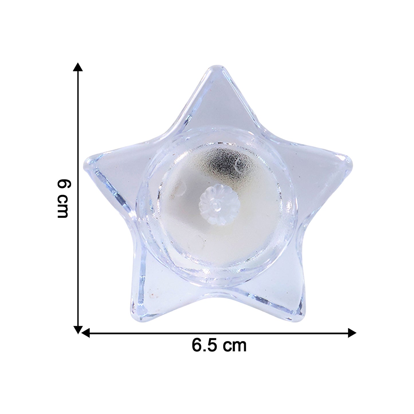 Star-Shaped LED Flameless Candles - Set of 6 - Happy Price - Image 3