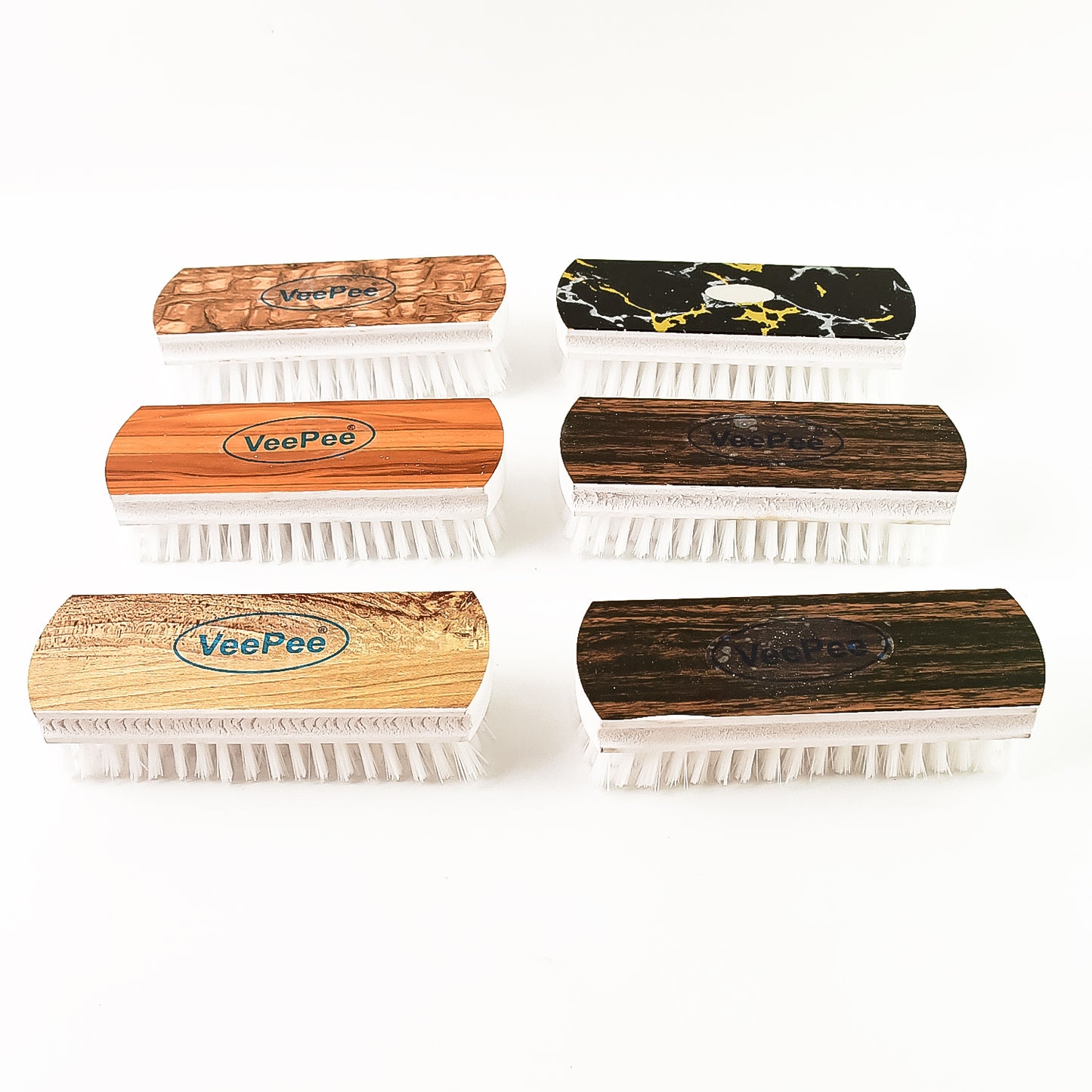 Veepee Heavy-duty Cloth Washing Brush Set 6 Pcs - Happy Price - Image 3