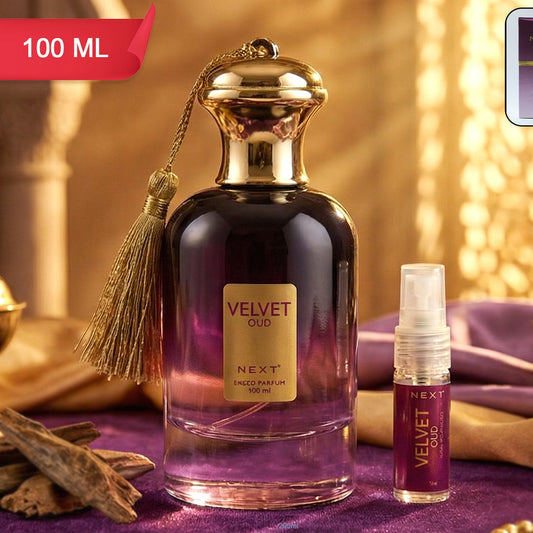 Next Premium Velvet Oud Eau De Perfume 100 ML - Long Lasting Oriental Fragrance - Great Price - Image 1