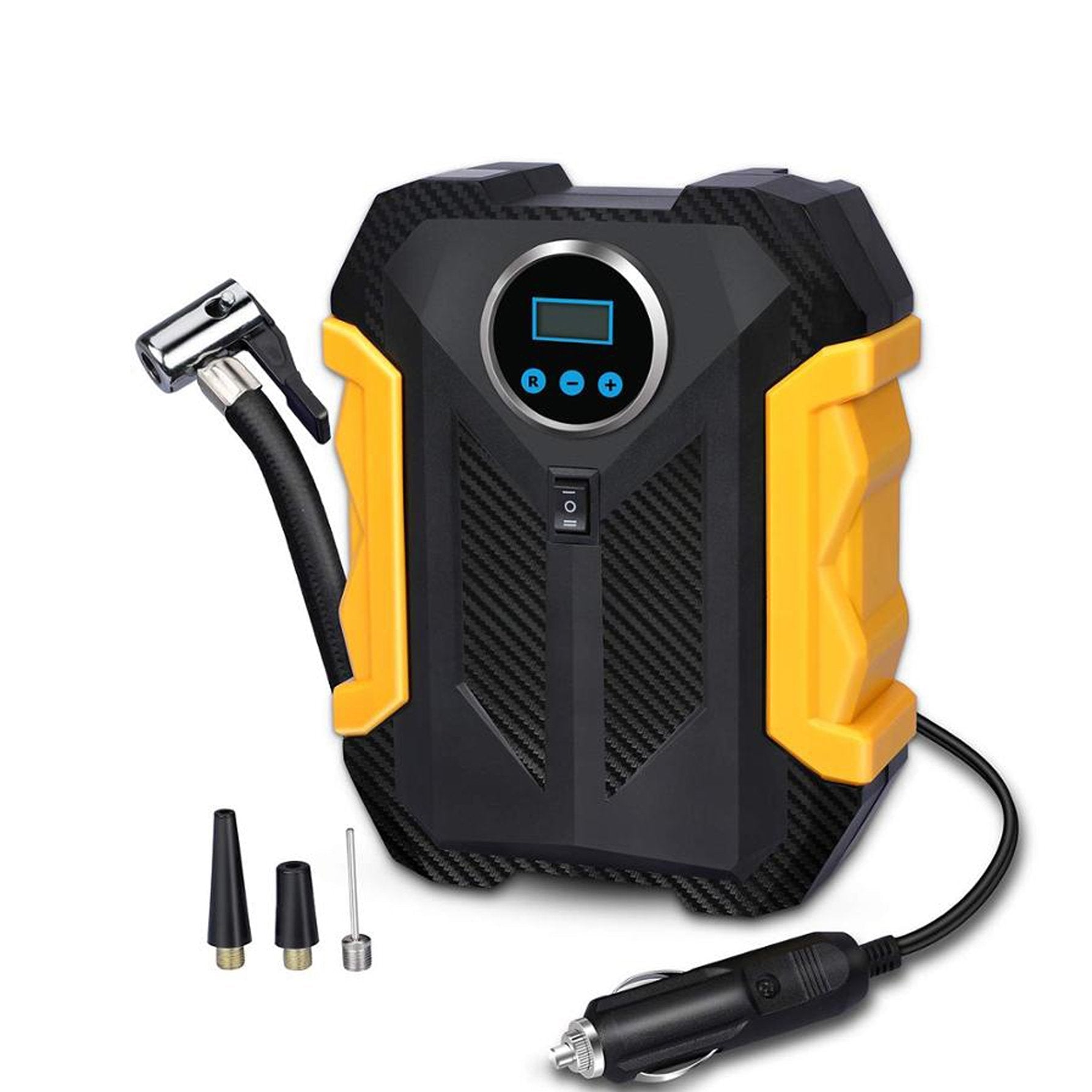 Portable Electric Car Air Compressor Pump For Car And Bike Tyre - Happy Price - Image 1