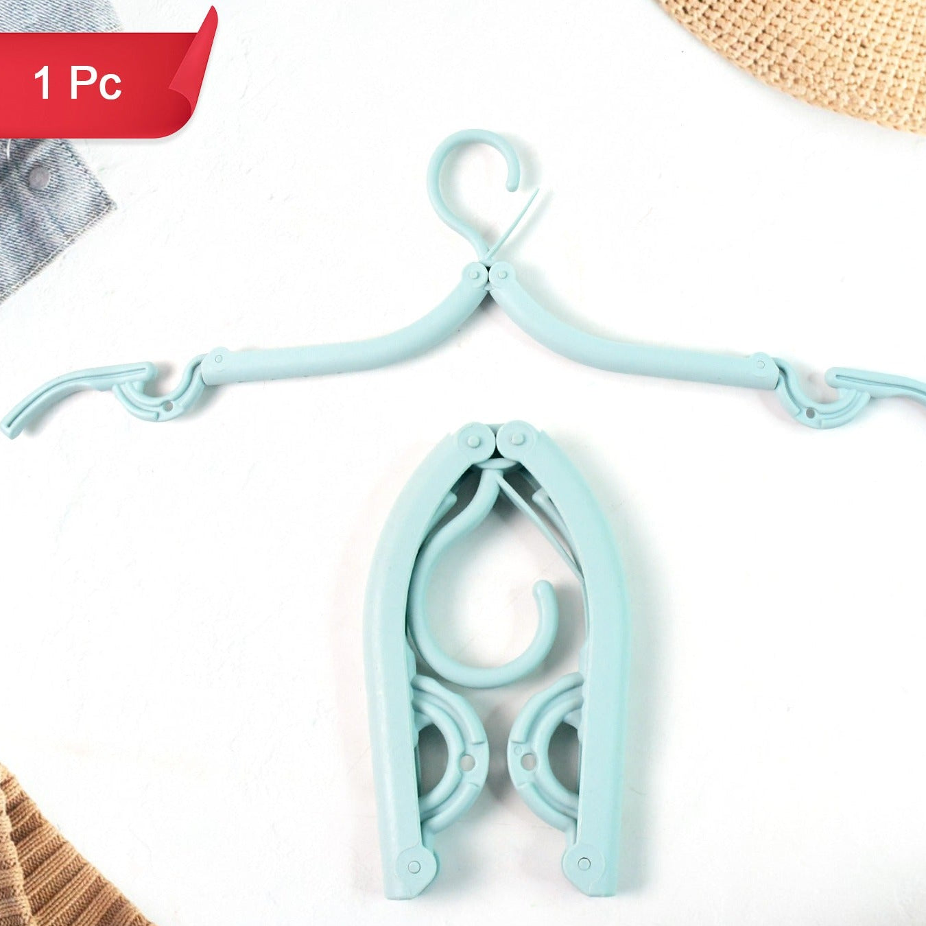 Portable Folding Hangers - Compact & Lightweight for Travel (1 Pc) - Happy Price - Image 1