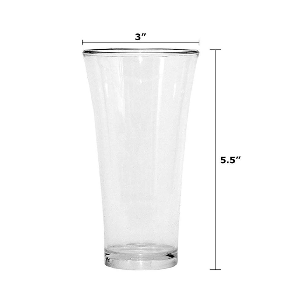 Stylish Look Plastic Juicy Glass Transparent Glasses Set 300ml (6pcs) - Happy Price - Image 4