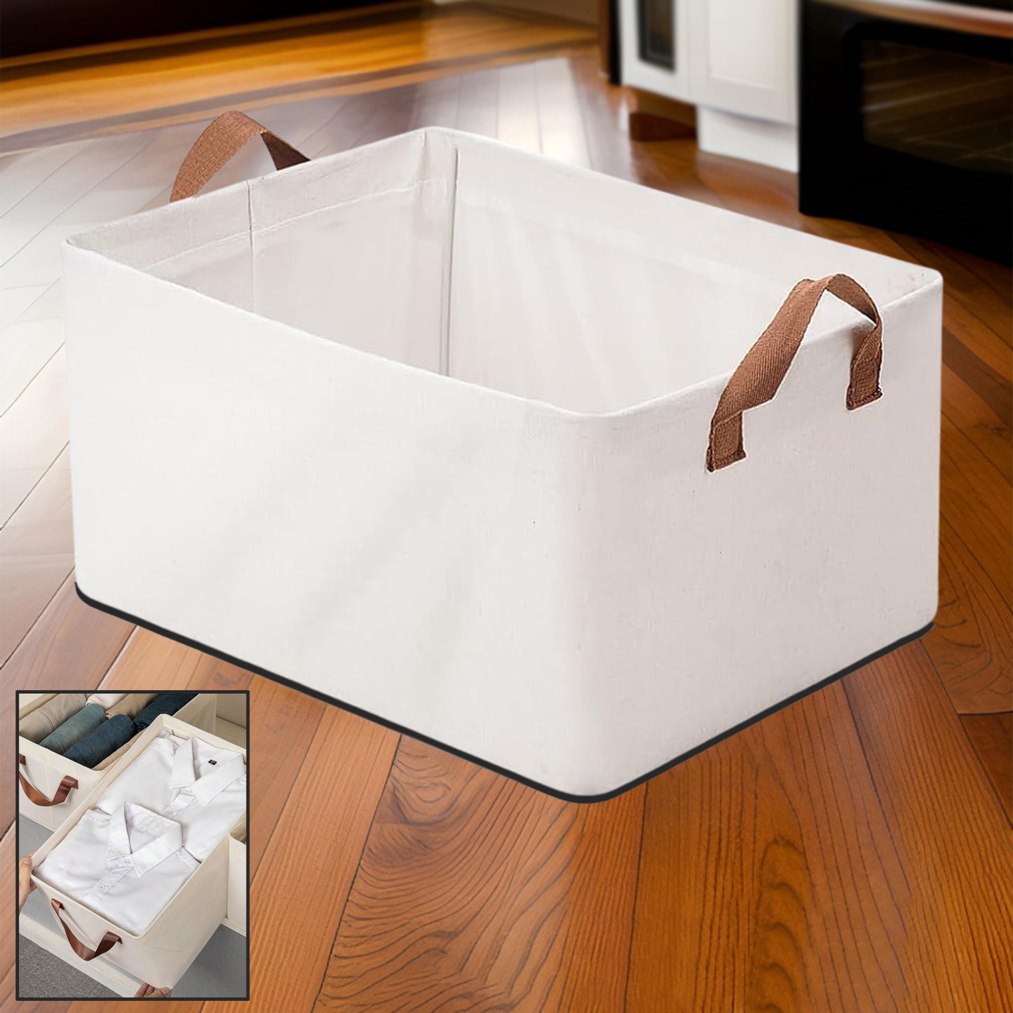 Cloth Storage Baskets Closet Storage Bins (4228 Cm) - Happy Price - Image 2