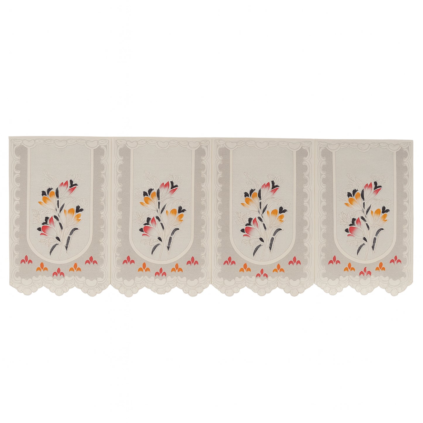 Floral Sofa Seat Protector Runner - 134x28 Inch - Happy Price - Image 2