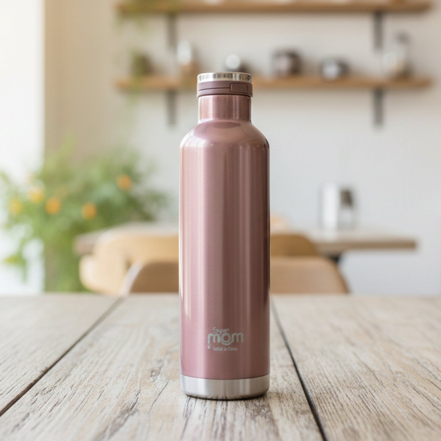 1000 ML Stainless Steel Insulated Water Bottle with Flip Lock Lid - Double Wall Vacuum Flask for Hot & Cold Drinks - Happy Price - Image 6