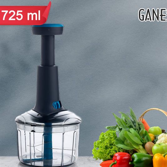 Ganesh Bingo Lock-unlock Push Chopper ( 725ml ) - Happy Price - Image 1