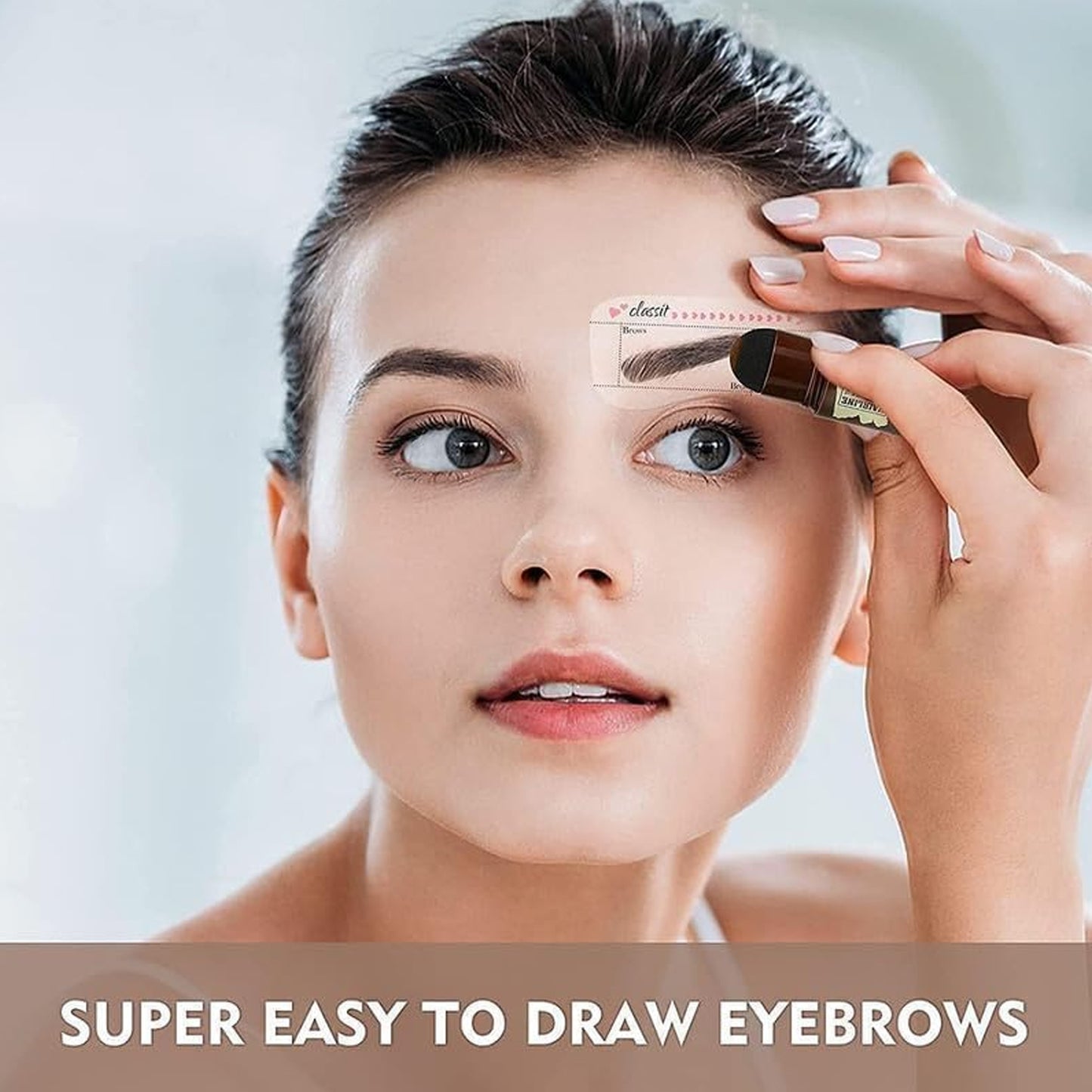 2-in-1 Hairline & Eyebrow Contour Powder Stick with Cushion Puff - Happy Price - Image 4