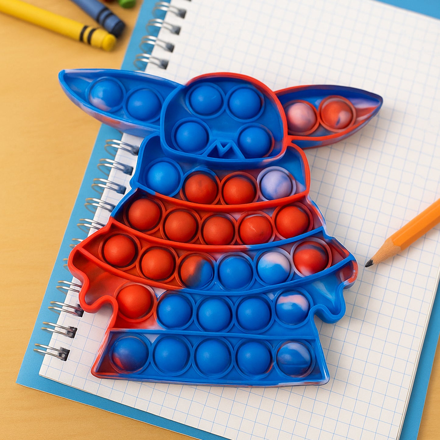 Silicone Pop It Fidget Toy - Fun Sensory Game for Stress Relief (1 Pc) - Happy Price - Image 6