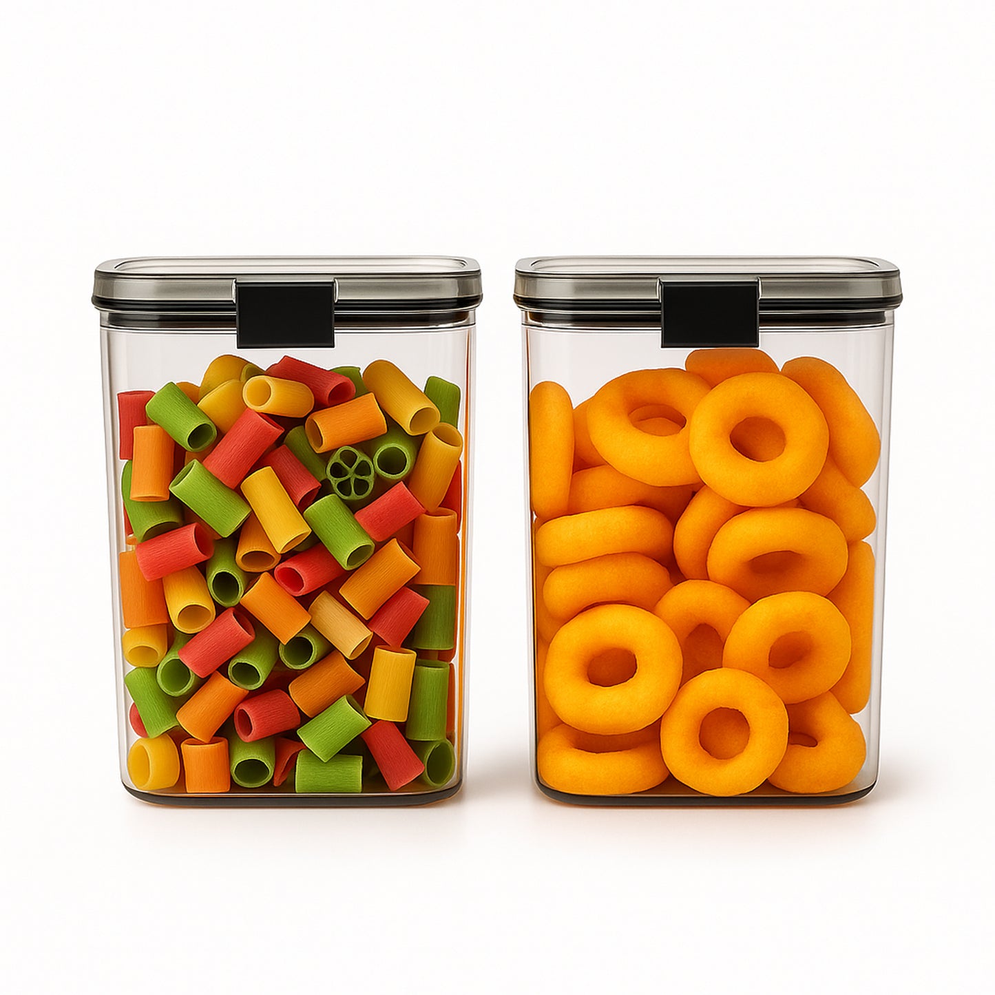 1200 Ml Airtight Lock  Lock Food Storage Container Set  2 Piece - Happy Price - Image 2