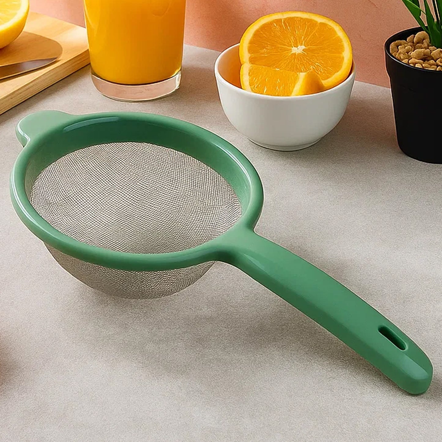 Large Kitchen Sieve with Fine Mesh - 1 Pc - Happy Price - Image 3