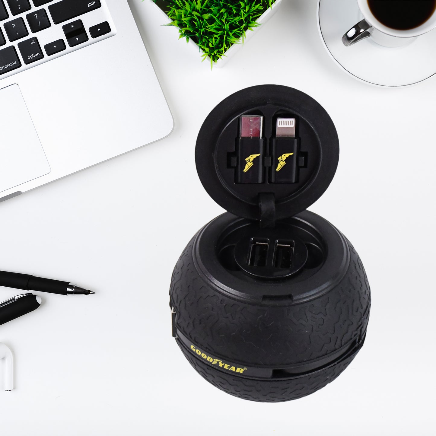 Car Charging Cable With Multiple Charging Tips - Iphone Android Usb-c - Universal Charging Solution For Your Car - Happy Price - Image 3