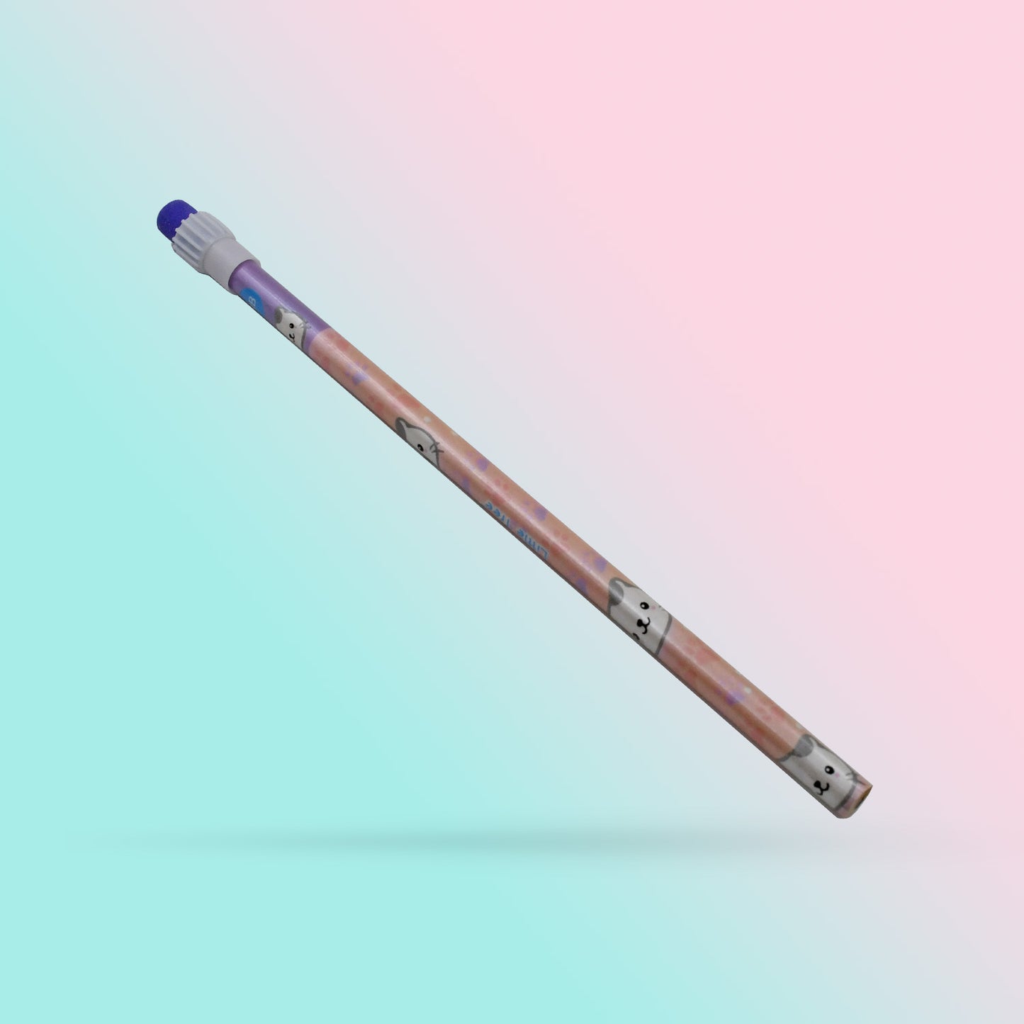 Cute Rabbit Bear Drawing Graphite Writing Pencil Set With Pencil Sharpener  Eraser Pencil And Eraser Set With Eraser For Kids For Girls Fancy School Stationary Birthday Party Return Gift (14 Pc Set) - Happy Price - Image 4