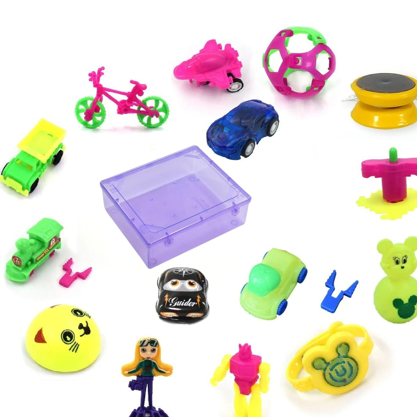 Toys For Kids Friction Powered Toy For Baby Push  Go Toys Combo Set For Boys  Girls ( Pack Of 16) - Happy Price - Image 1