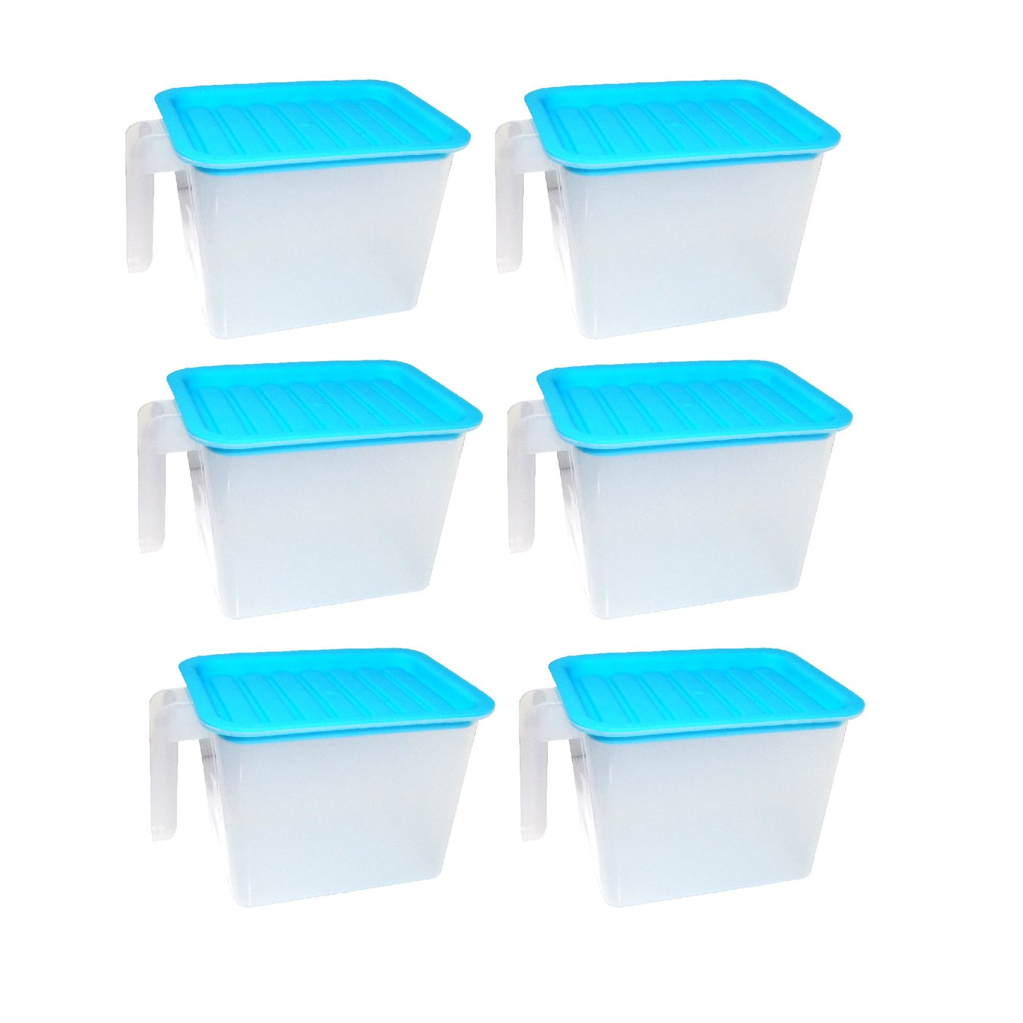 Air Tight Unbreakable Big Size 1100 Ml Square Shape Kitchen Storage Container (Set Of 6) - Happy Price - Image 5