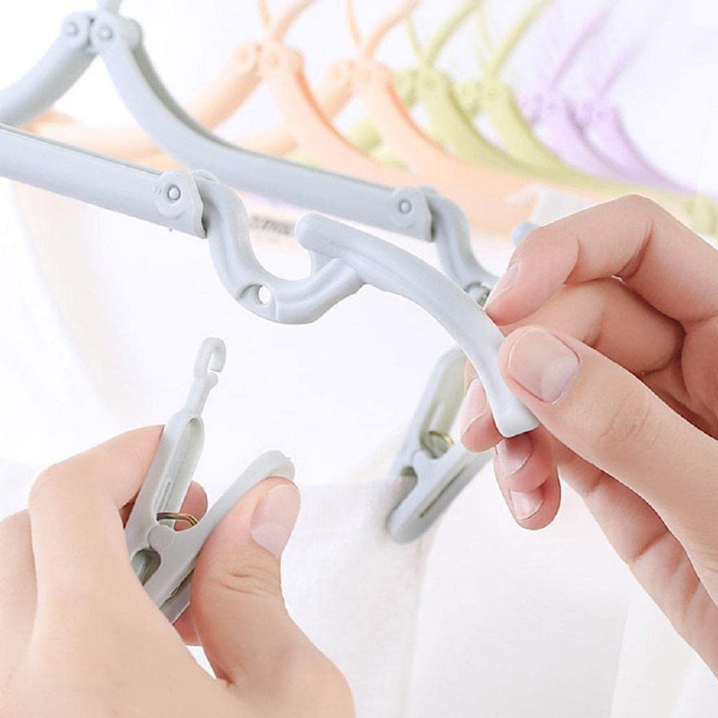Portable Folding Clothes Hanger for Travel & Home (1 Pc) - Happy Price - Image 6