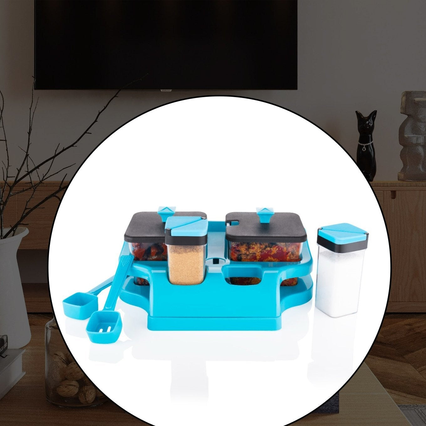 Multipurpose Dining Stand Set Container - Happy Price - Image 1
