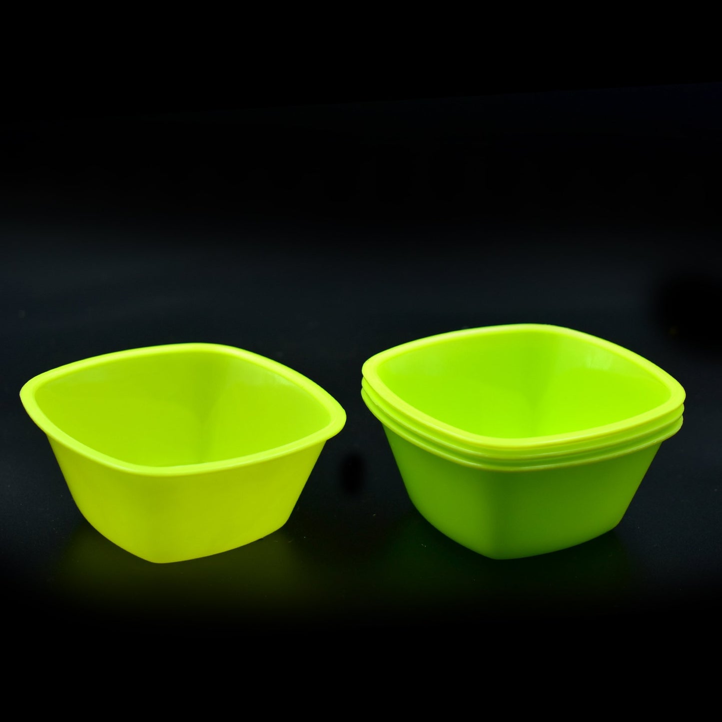 Square Plastic Bowl For Serving Food (Pack Of 4) - Happy Price - Image 3