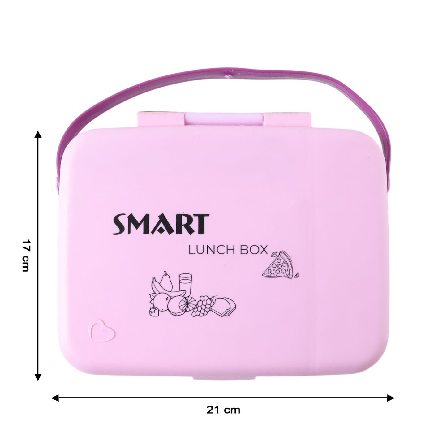 Leak-Proof 3-Compartment Lunch Box with Spoon Set - 1 Set - Happy Price - Image 5