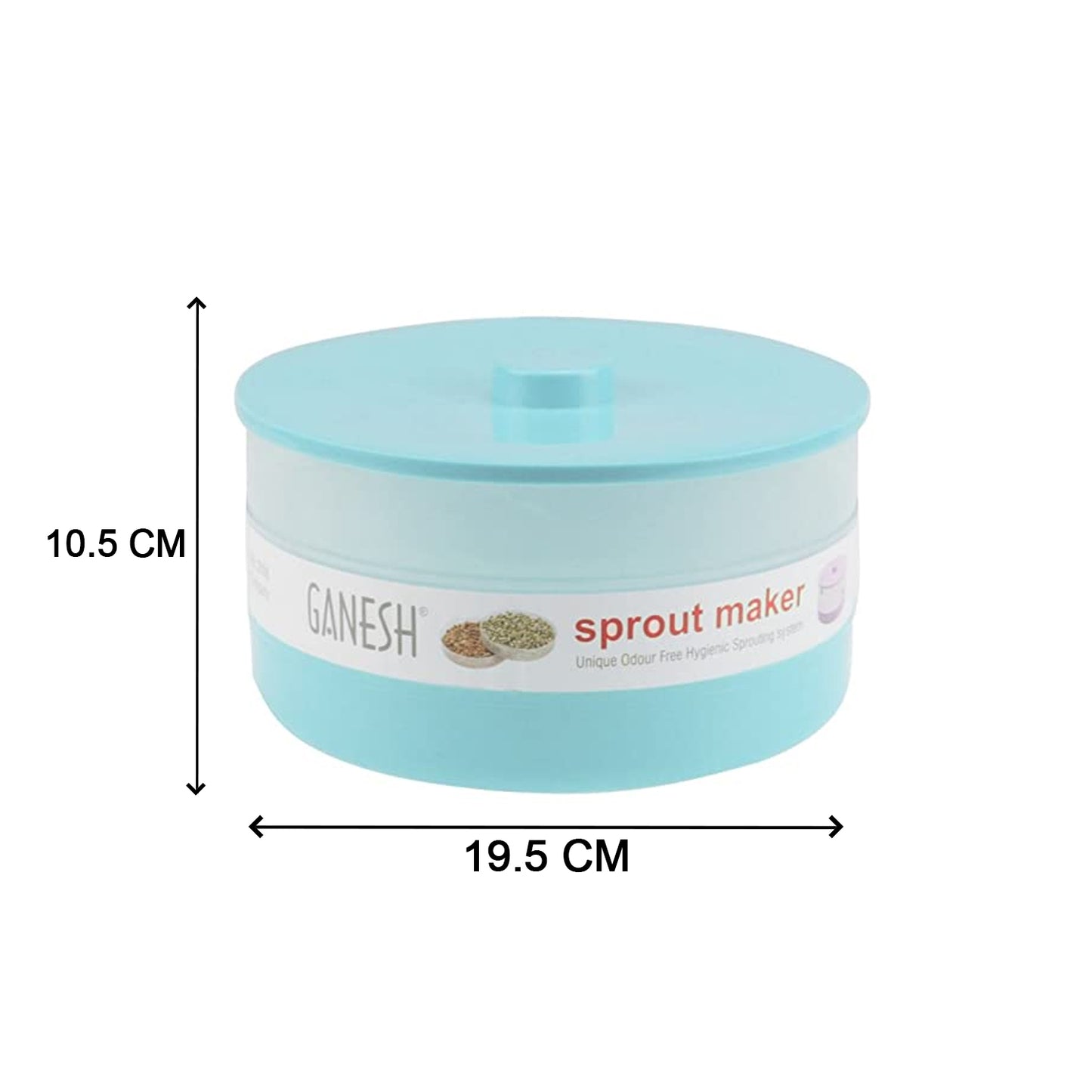 Ganesh Sprout Maker Bean Bowl (1800 Ml) - Happy Price - Image 4