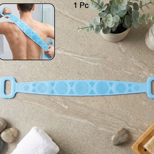 Long Silicone Back Scrubber Belt for Bath - 1 Pc - Happy Price - Image 1