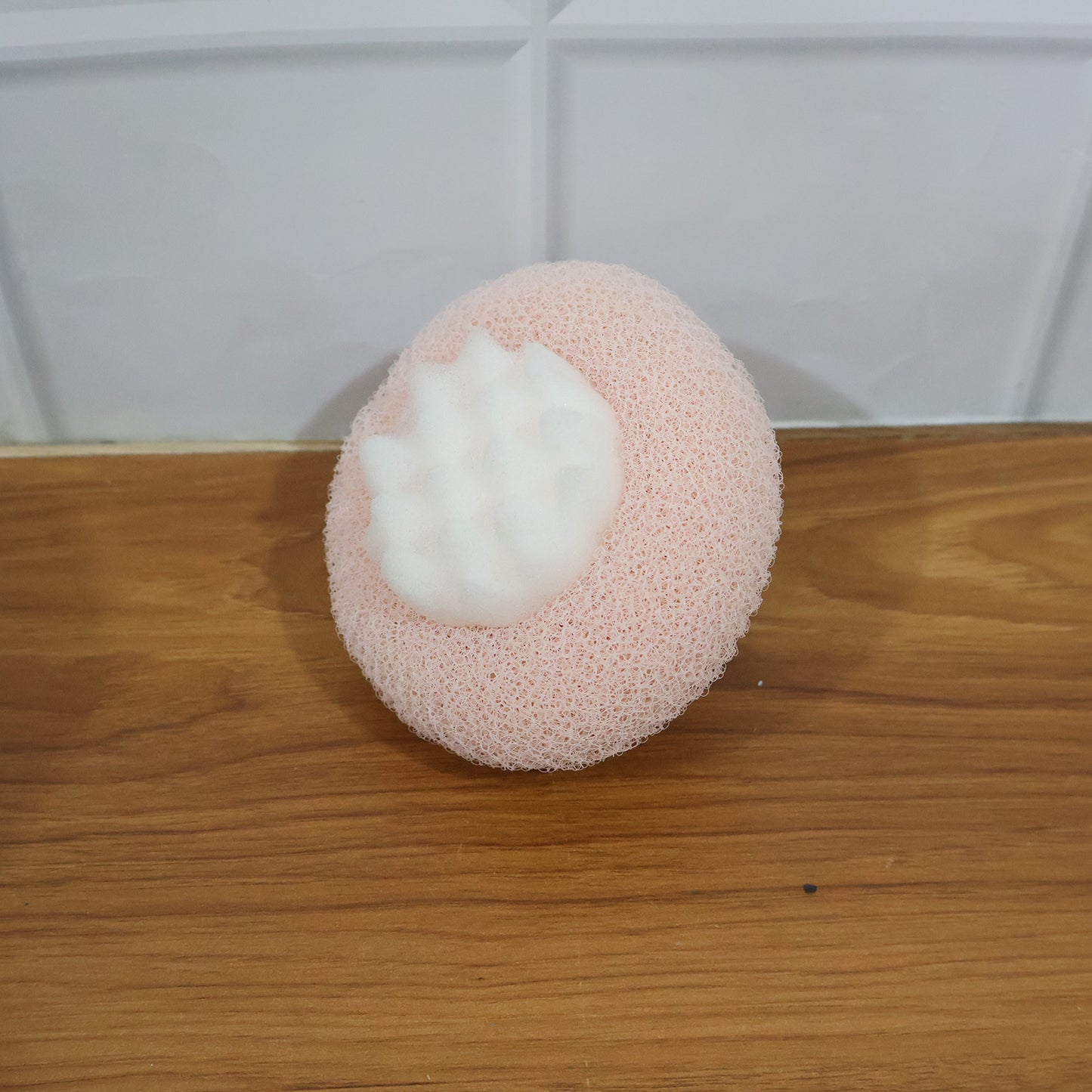 Soft Round Bath Scrubber with Foam Grip - 1 Pc - Happy Price - Image 7