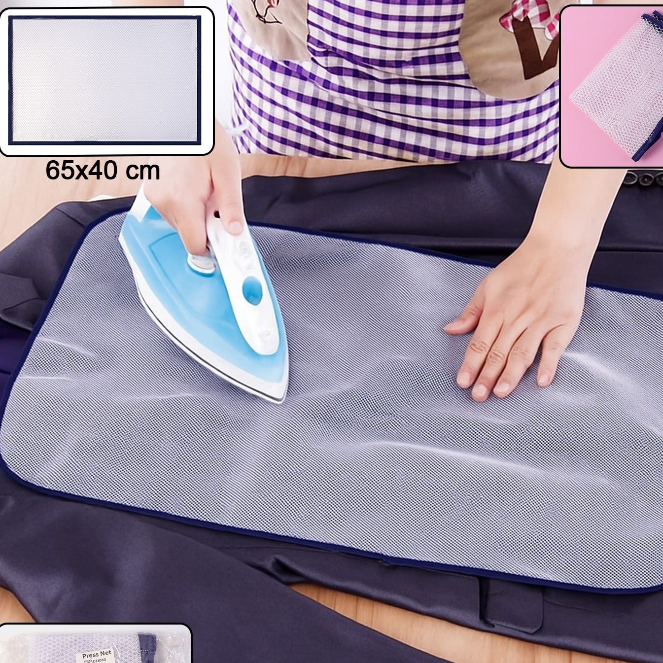 Heat-resistant Ironing Mesh Press Cloth (65  40 Cm  1 Pc )